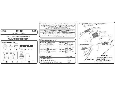 Bell UH-1D - Engine set for Italeri - zdjęcie 2