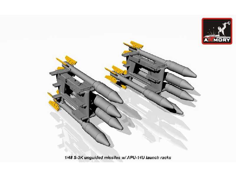 S-3k Unguided Missiles W/ Apu-14u Launcher Rack - zdjęcie 1 S-3k Unguided Missiles W/ Apu-14u Launcher Rack - zdjęcie 1