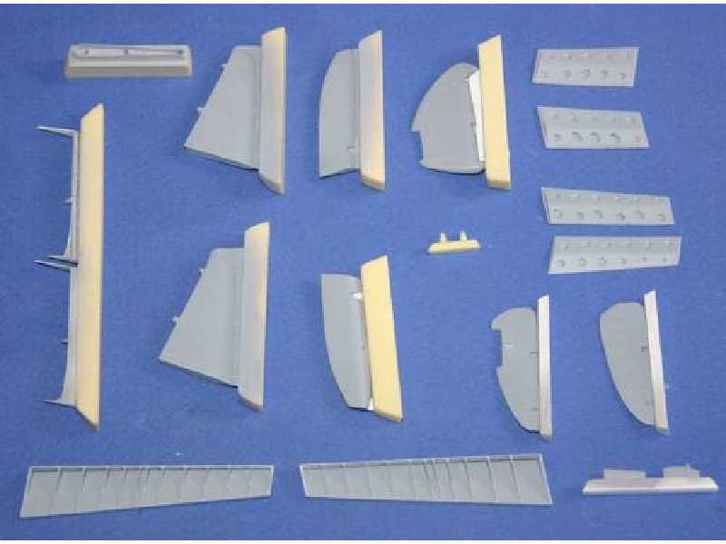 LavoÄŤkin La-7 Control surfaces set for Eduard - zdjęcie 1 LavoÄŤkin La-7 Control surfaces set for Eduard - zdjęcie 1