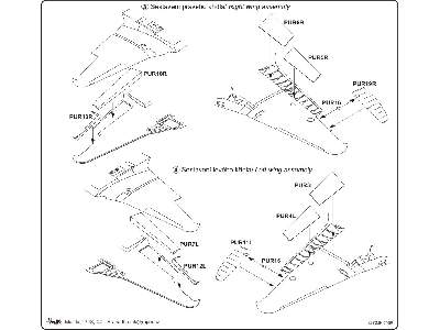 LavoÄŤkin La-7 Control surfaces set for Eduard - zdjęcie 3