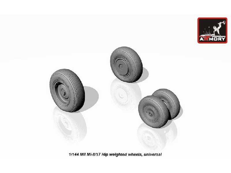 Mil Mi-8/17 Hip Wheels, Weighted - zdjęcie 1 Mil Mi-8/17 Hip Wheels, Weighted - zdjęcie 1