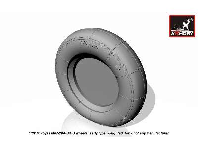 Mikoyan Mig-29a/B/Ub Fulcrum Wheels, Early, Weighted - zdjęcie 4