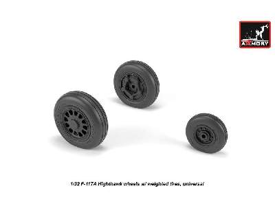 F-117a Wheels W/ Weighted Tires - zdjęcie 1