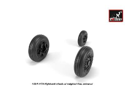 F-117a Wheels W/ Weighted Tires - zdjęcie 2