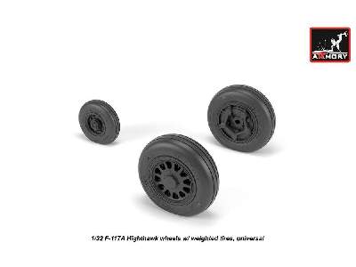 F-117a Wheels W/ Weighted Tires - zdjęcie 3