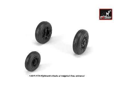 F-117a Wheels W/ Weighted Tires - zdjęcie 4