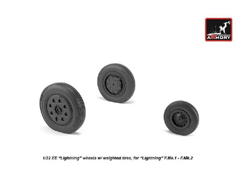 Ee Lightning Wheels W/ Weighted Tires, Early - zdjęcie 1 Ee Lightning Wheels W/ Weighted Tires, Early - zdjęcie 1