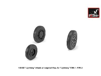 Ee Lightning Wheels W/ Weighted Tires, Early - zdjęcie 2