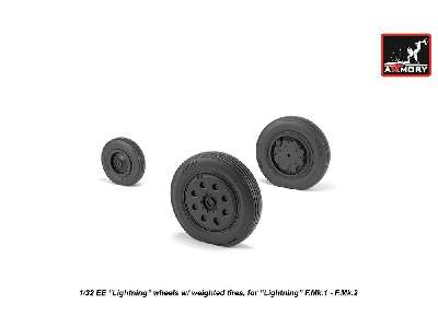 Ee Lightning Wheels W/ Weighted Tires, Early - zdjęcie 3