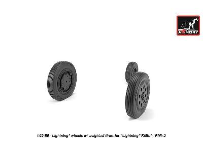 Ee Lightning Wheels W/ Weighted Tires, Early - zdjęcie 4