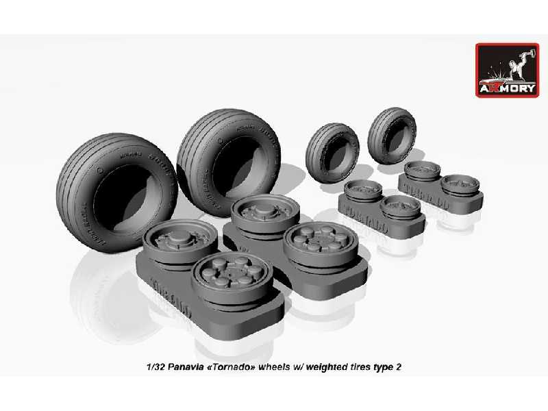 Panavia Tornado Wheels, W/ Tires Type 2 - zdjęcie 1 Panavia Tornado Wheels, W/ Tires Type 2 - zdjęcie 1