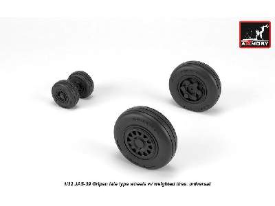 Jas-39 Gripen Wheels W/ Weighted Tires, Late - zdjęcie 3