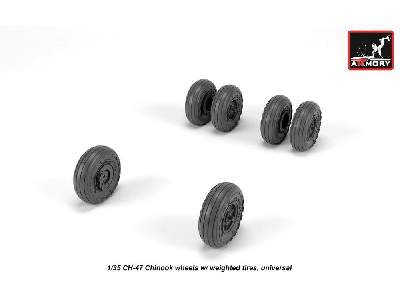 Ch-47 Chinook Wheels W/ Weighted Tires - zdjęcie 4