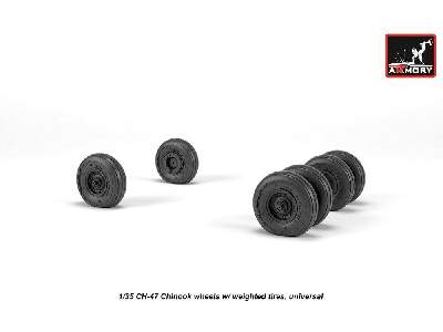 Ch-47 Chinook Wheels W/ Weighted Tires - zdjęcie 5