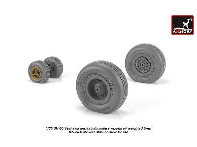 Sh-60 Seahawk Wheels With Weighted Tires - zdjęcie 1