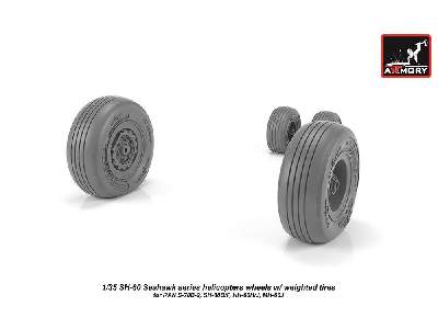 Sh-60 Seahawk Wheels With Weighted Tires - zdjęcie 2