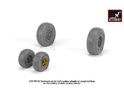 Sh-60 Seahawk Wheels With Weighted Tires - zdjęcie 4