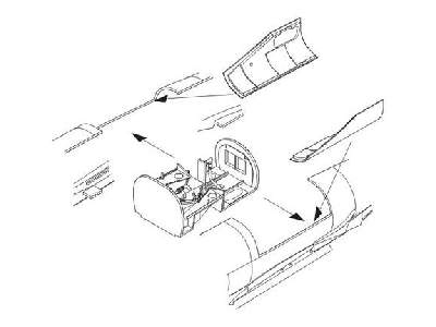 He 162 Undercarriage set - zdjęcie 1