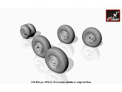 Mikoyan Mig-31 Wheels W/ Weighted Tires - zdjęcie 4