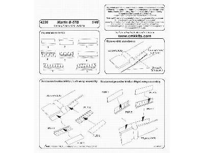 Martin B-57B Landing flaps 1/48 for Airfix kit - zdjęcie 2