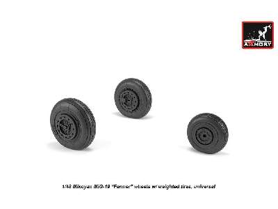 Mikoyan Mig-19 Farmer Wheels W/ Weighted Tires - zdjęcie 1