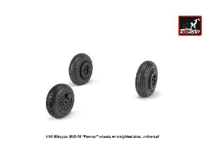 Mikoyan Mig-19 Farmer Wheels W/ Weighted Tires - zdjęcie 2