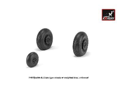 Iljushin Il-2 Bark (Late) Wheels W/ Weighted Tires - zdjęcie 4