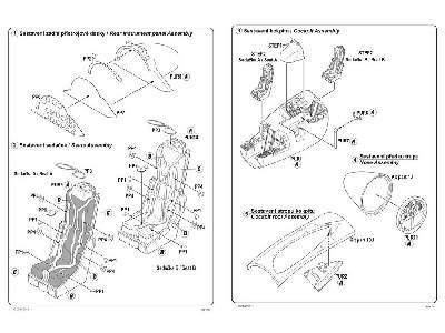 Canberra PR.9  Interior set 1/48 for Airfix kit - zdjęcie 3