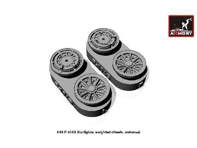 F-104g Starfighter Wheels (W/ Optional Nose Wheels) - zdjęcie 3