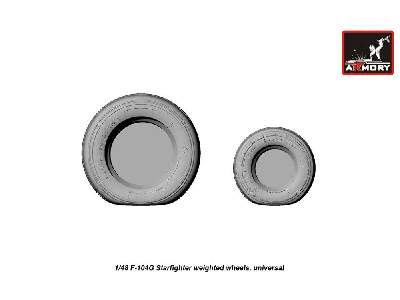 F-104g Starfighter Wheels (W/ Optional Nose Wheels) - zdjęcie 6