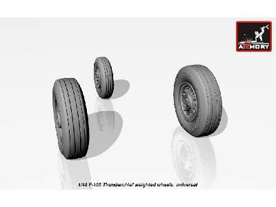 F-105 Thunderchief Wheels, Weighted - zdjęcie 5