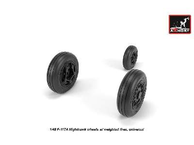 F-117a Wheels W/ Weighted Tires - zdjęcie 2