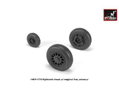 F-117a Wheels W/ Weighted Tires - zdjęcie 3