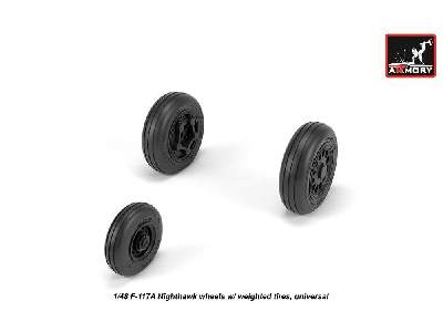 F-117a Wheels W/ Weighted Tires - zdjęcie 4