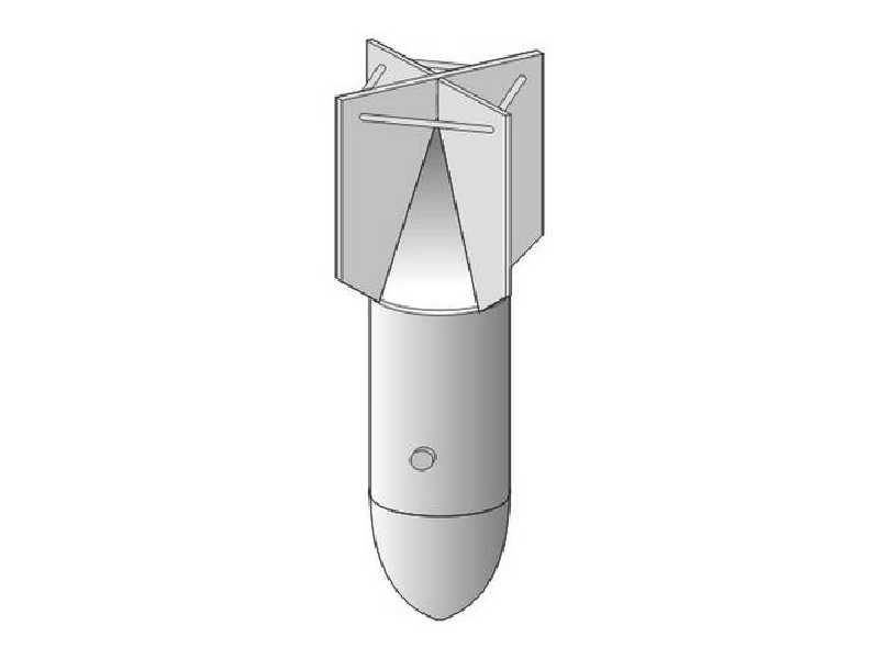 German WW II bombs SC 500 1/48 (2 pcs) - zdjęcie 1 German WW II bombs SC 500 1/48 (2 pcs) - zdjęcie 1