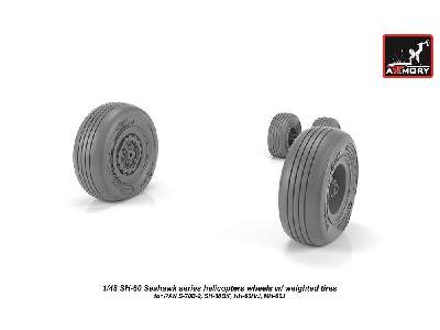 Sh-60 Seahawk Wheels With Weighted Tires - zdjęcie 2