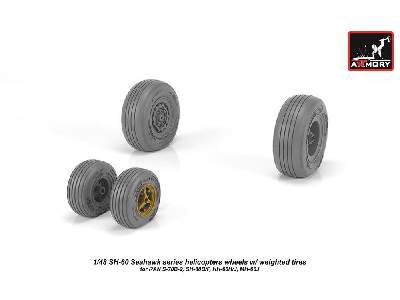 Sh-60 Seahawk Wheels With Weighted Tires - zdjęcie 4