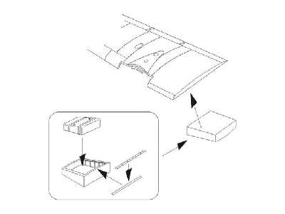 Junkers Ju 88A/C/G - Wing fuel tanks 1/48 for Dragon kit - zdjęcie 1