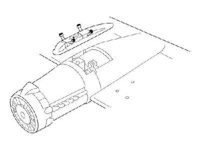 Junkers Ju 88A  Wing rack for torpedo LTF 5b 1/48  for Dragon ki - zdjęcie 1