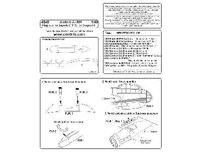 Junkers Ju 88A  Wing rack for torpedo LTF 5b 1/48  for Dragon ki - zdjęcie 2