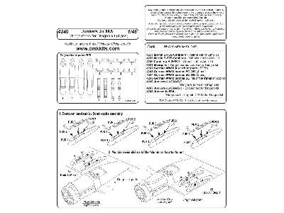 Junkers Ju 88A  Wings racks 1/48 (4 pcs.) - zdjęcie 2