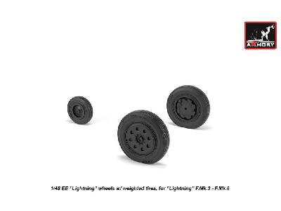Ee Lightning-ii Wheels W/ Weighted Tires, Late - zdjęcie 3