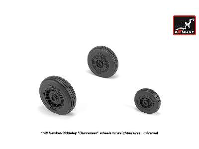 Hawker-siddeley Buccaneer Wheels W/ Weighted Tires - zdjęcie 2