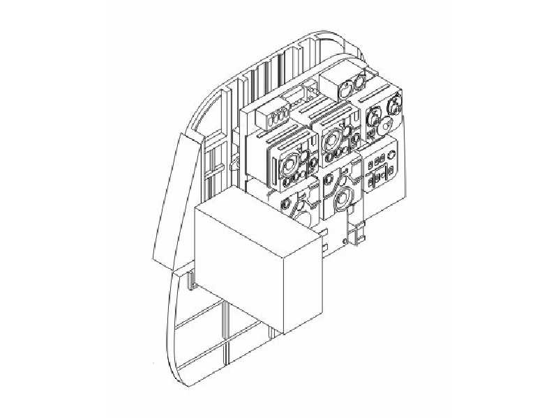 Junkers Ju 88A - Bulkhead w/ radio sets - for B-stand position w - zdjęcie 1