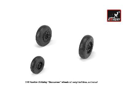 Hawker-siddeley Buccaneer Wheels W/ Weighted Tires - zdjęcie 4