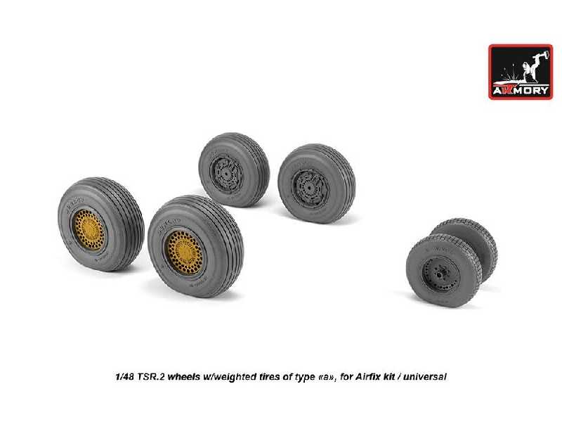 Bac Tsr.2 Wheels W/ Weighted Tires, Type A - zdjęcie 1 Bac Tsr.2 Wheels W/ Weighted Tires, Type A - zdjęcie 1