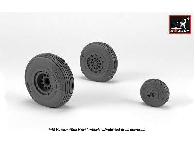 Hawker Sea Hawk Wheels W/ Weighted Tires - zdjęcie 1