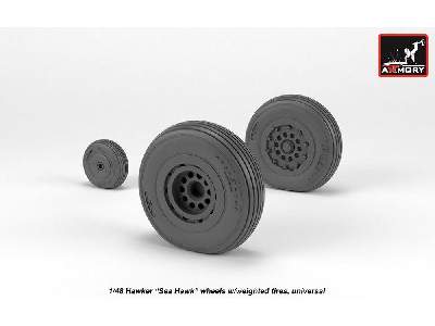 Hawker Sea Hawk Wheels W/ Weighted Tires - zdjęcie 3