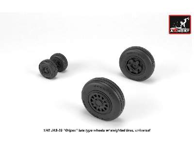 Jas-39 Gripen Wheels W/ Weighted Tires, Late - zdjęcie 3