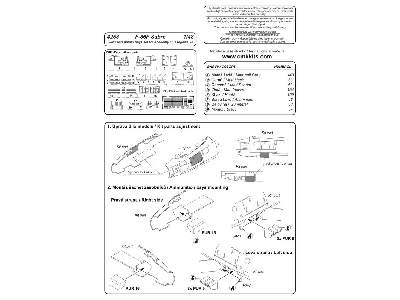 F-86F Sabre  Guns and Ammo bays 1/48 for Academy / Hasegawa - zdjęcie 2